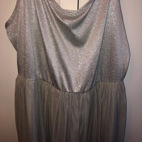 TOPSHOP Silver Dress - Picture 3 of 4